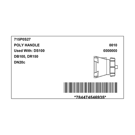 Meltric 715P0S27 HANDLE w/CLAMP & BUSHING 715P0S27